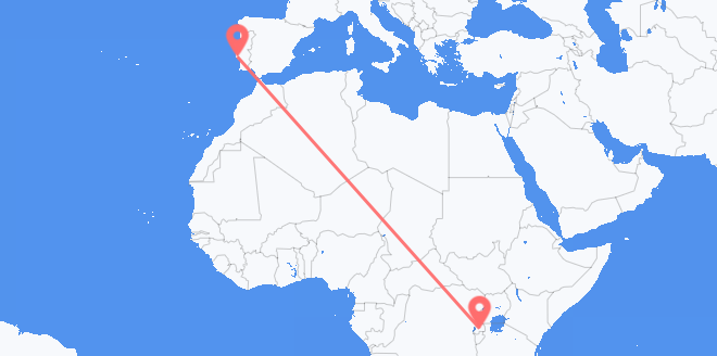 le Rwanda pour le portugal