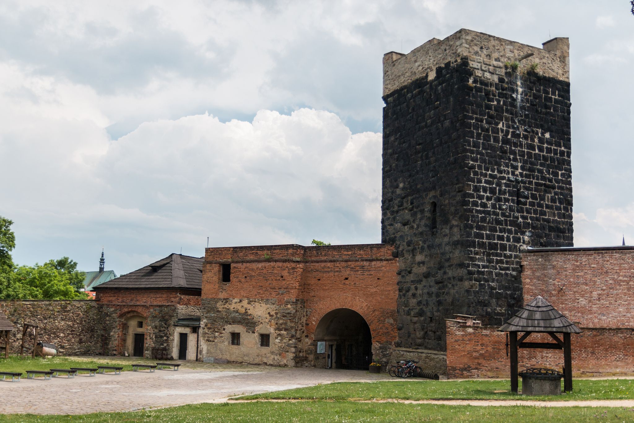 Photo of city castle Cheb in czech republic.