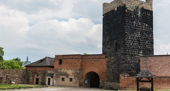 Photo of city castle Cheb in czech republic.