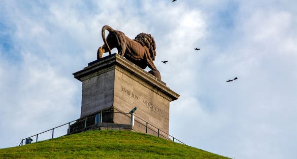 photo of view of Lion's Mound, Braine-l'Alleud, Belgium.