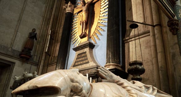 Photo from inside of Church of Our Lady in Brugge, Belgium.