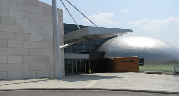 photo of Archaeological Museum of Patras from the back, Patras, Greece.
