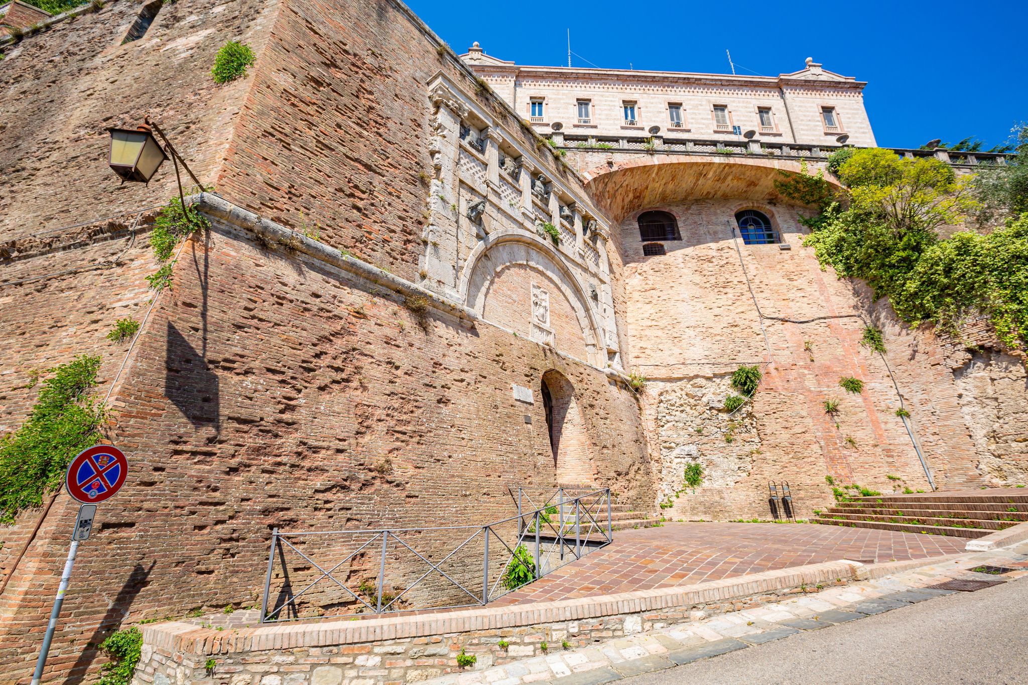 photo of Entry into the walls of the Rocca Paolina-Perugia-Umbria-Italy,Perugia Italy.