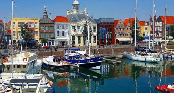 photo of view of Vlissingen marina, Vlissingen, the Netherlands.