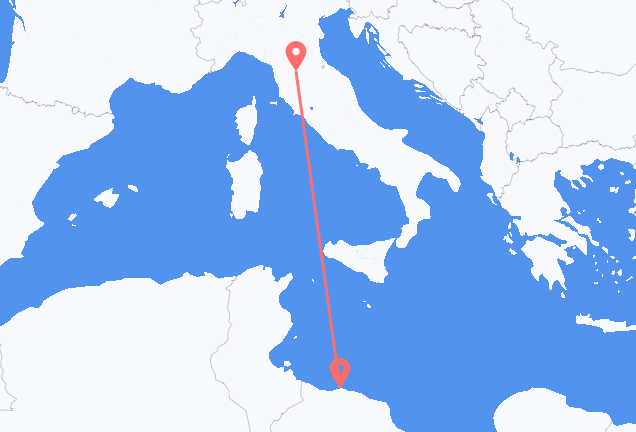 Tripoli to Florence