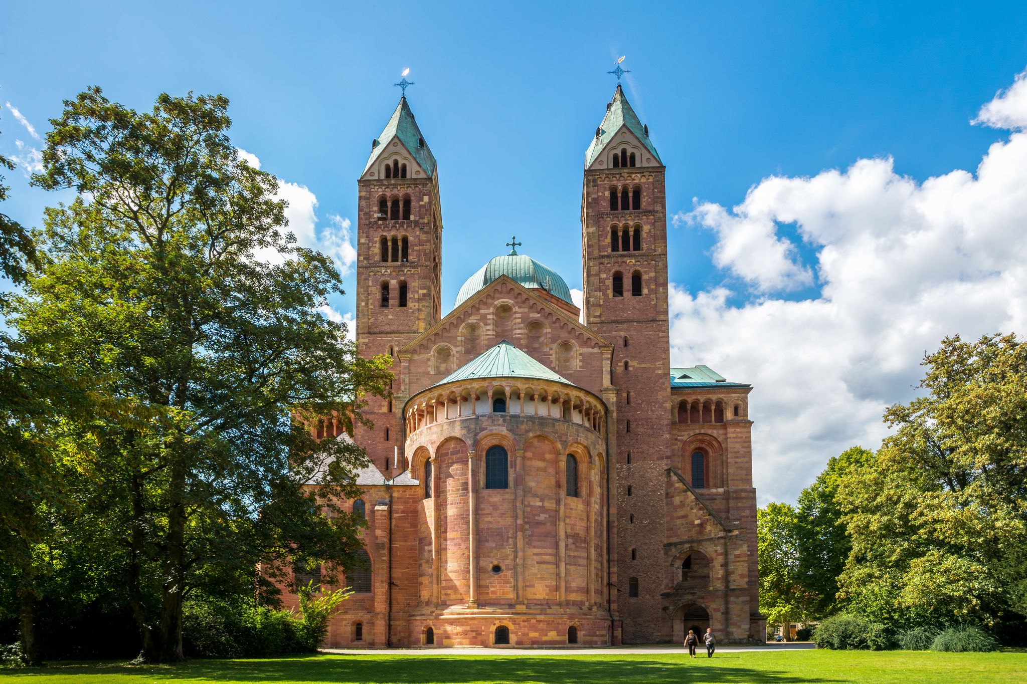Photo of the famous cathedral of Speyer, Germany.
