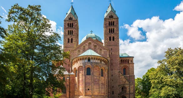 Photo of the famous cathedral of Speyer, Germany.