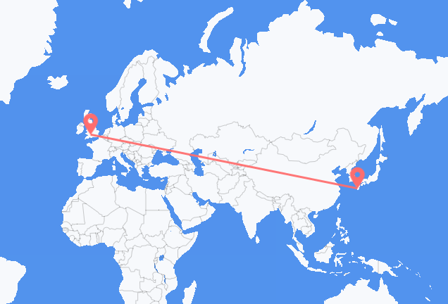 Kagoshima to Bristol