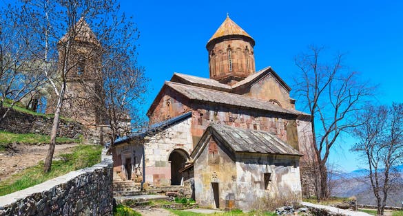 Photo of Sapara orthodox monastery church, near Akhaltsikhe, Georgia.
