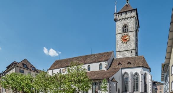 photo of view of Schaffhausen, Switzerland.