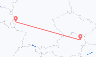 Train tickets from Vienna to Bitburg