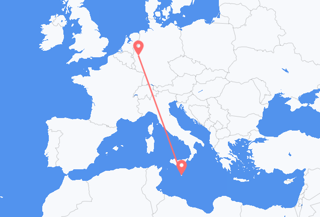 Cologne nach Valletta