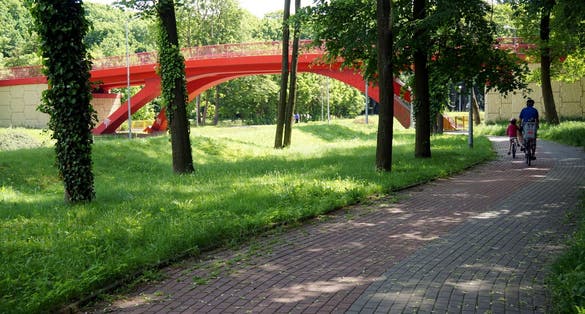 Park Kopernika (Gorzów Wielkopolski),Poland.