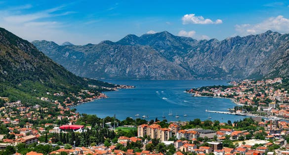 Photo of View from the top of the Montenegrin city of Kotor and the famous Kotor Bay.
