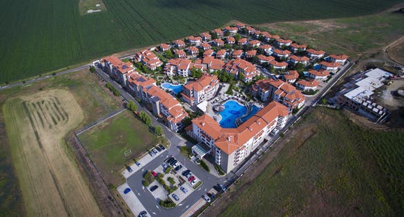 Aerial view of Aheloy, Bulgaria