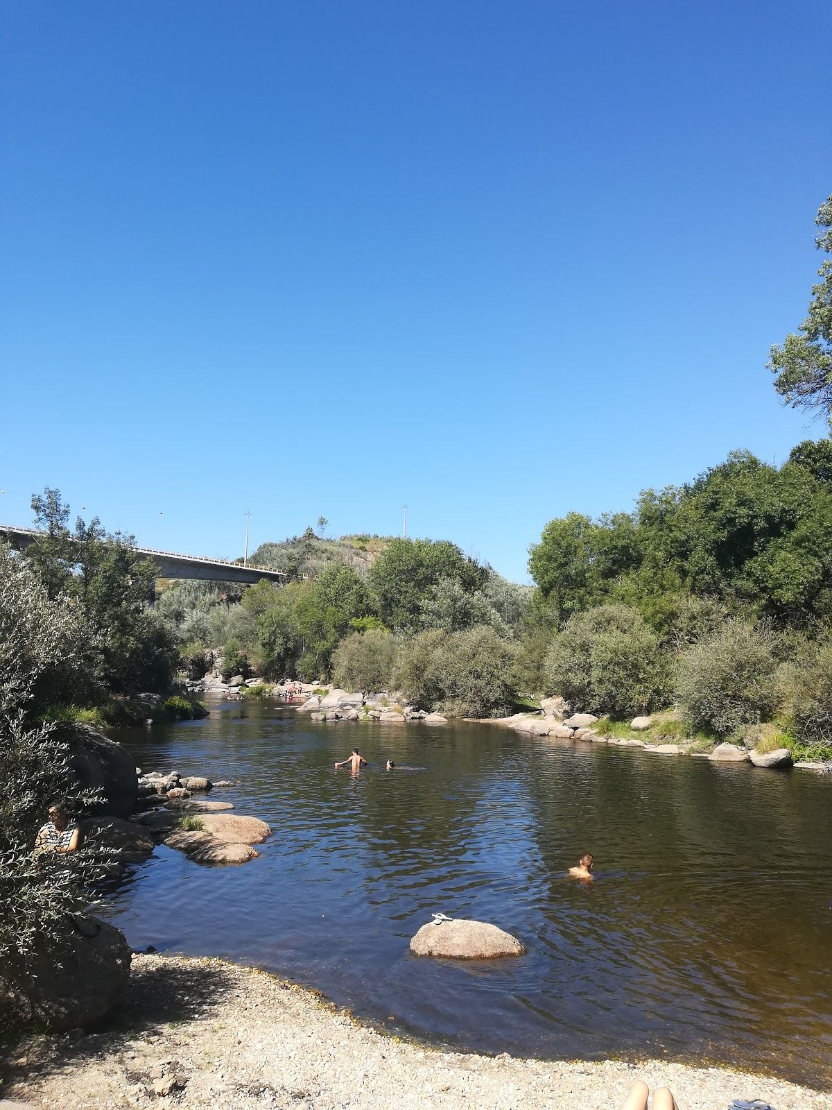 Dão River, Lajeosa do Dão, Tondela, Viseu, Viseu Dão-Lafões, Centro, Portugal