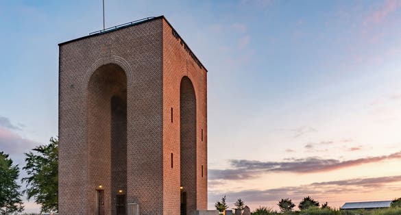 Photo of Ejer Bavnehoej Tower in Denmark.