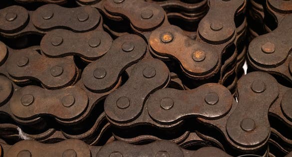 Metallic gear details, industrial background texture, Norwegian Petroleum museum, Stavanger, Norway
