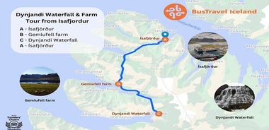Dynjandi Waterfall & Iceland Farm Visit Tour