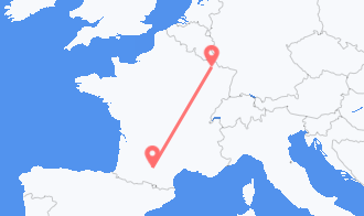 Train tickets from Toulouse to Metz