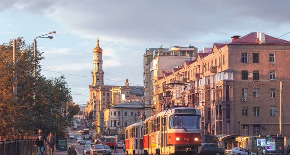 Photo of beautiful day in Kharkiv, Ukraine.