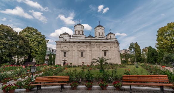 Photo of Golia Monastery, a Romanian Orthodox monastery located in Iasi, Romania.