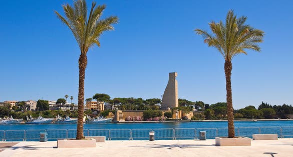 photo of view of Seafront. Brindisi. Puglia. Italy.