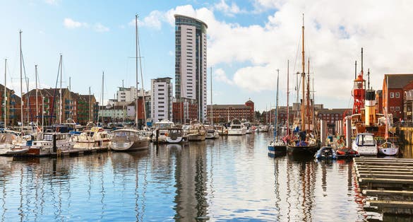 Photo of Swansea Marina, Wales, U.K.