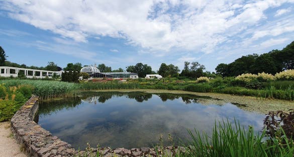 photo of vytautas magnus university botanical garden.