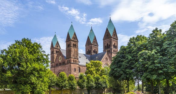 Photo of View on the Church of the Redeemer is an Evangelical church in Bad Homburg, Germany. 