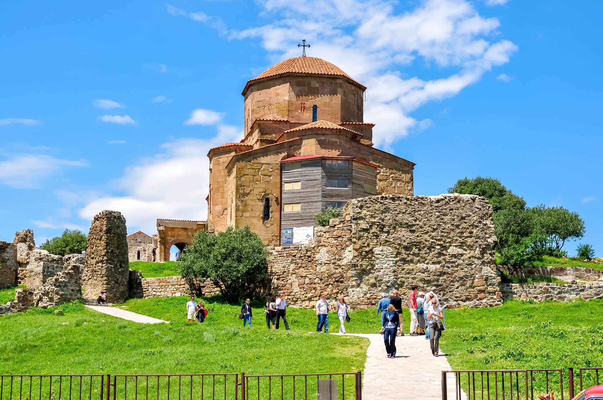 Photo of Ancient Jvari Monastery (sixth century) in Mtskheta, Georgia.