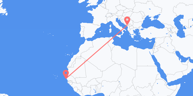 le Sénégal pour le monténégro