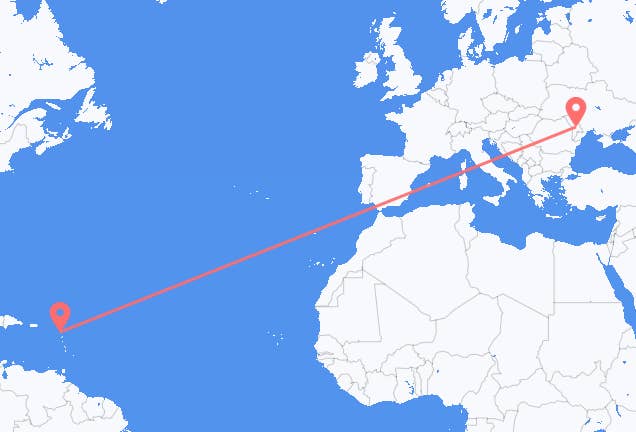 Antigua to Chișinău