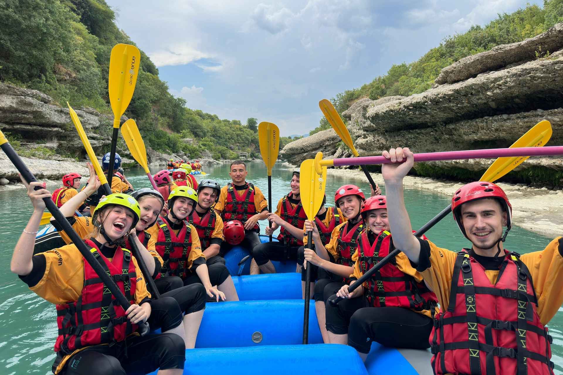 Sarande: Permet 4x4 Tour, Rafting and Thermal baths