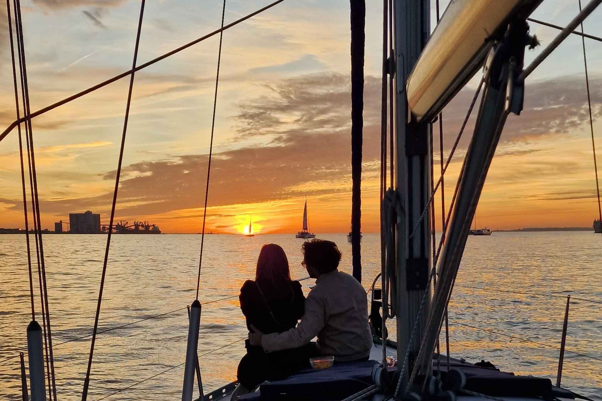 Lisbon: Sunset Sailing with Portuguese Wine and History
