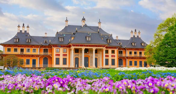 Photo of castle Pillnitz in Dresden, Germany.