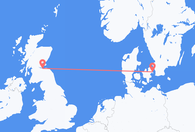 Edinburgh to Copenhagen