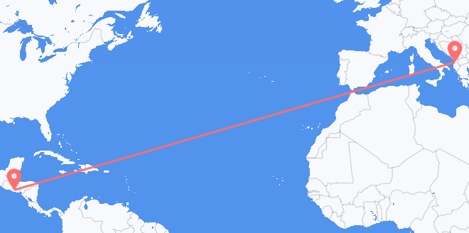 El Salvador a Albania