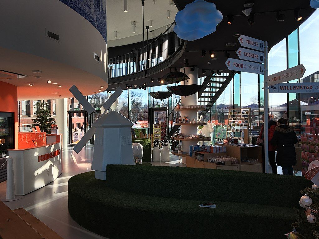 photo of entrance hall of This is Holland in Amsterdam, the Netherlands.