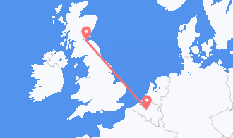 Belgien nach Schottland