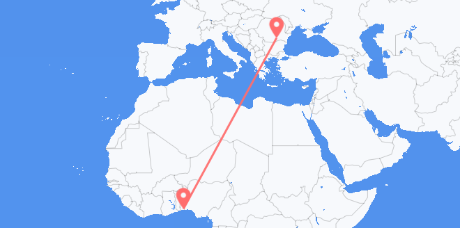 le Bénin pour la Roumanie