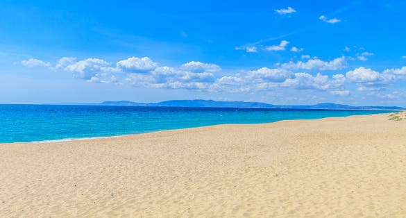 Photo of amazing view of beach of Grandola, Portugal.