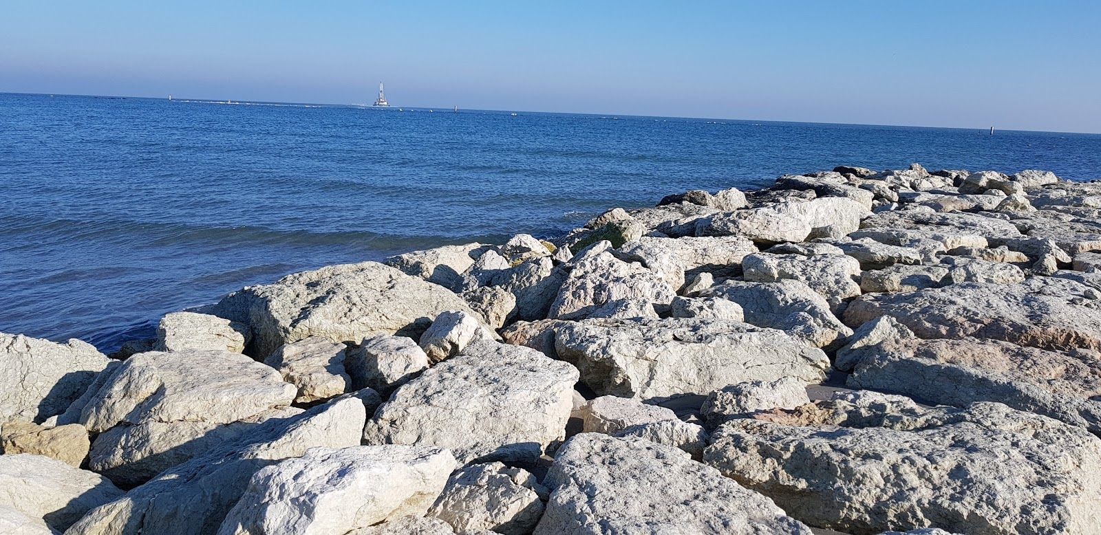 Spiaggia libera di Punta Marina, Ravenna, Emilia-Romagna, Italy
