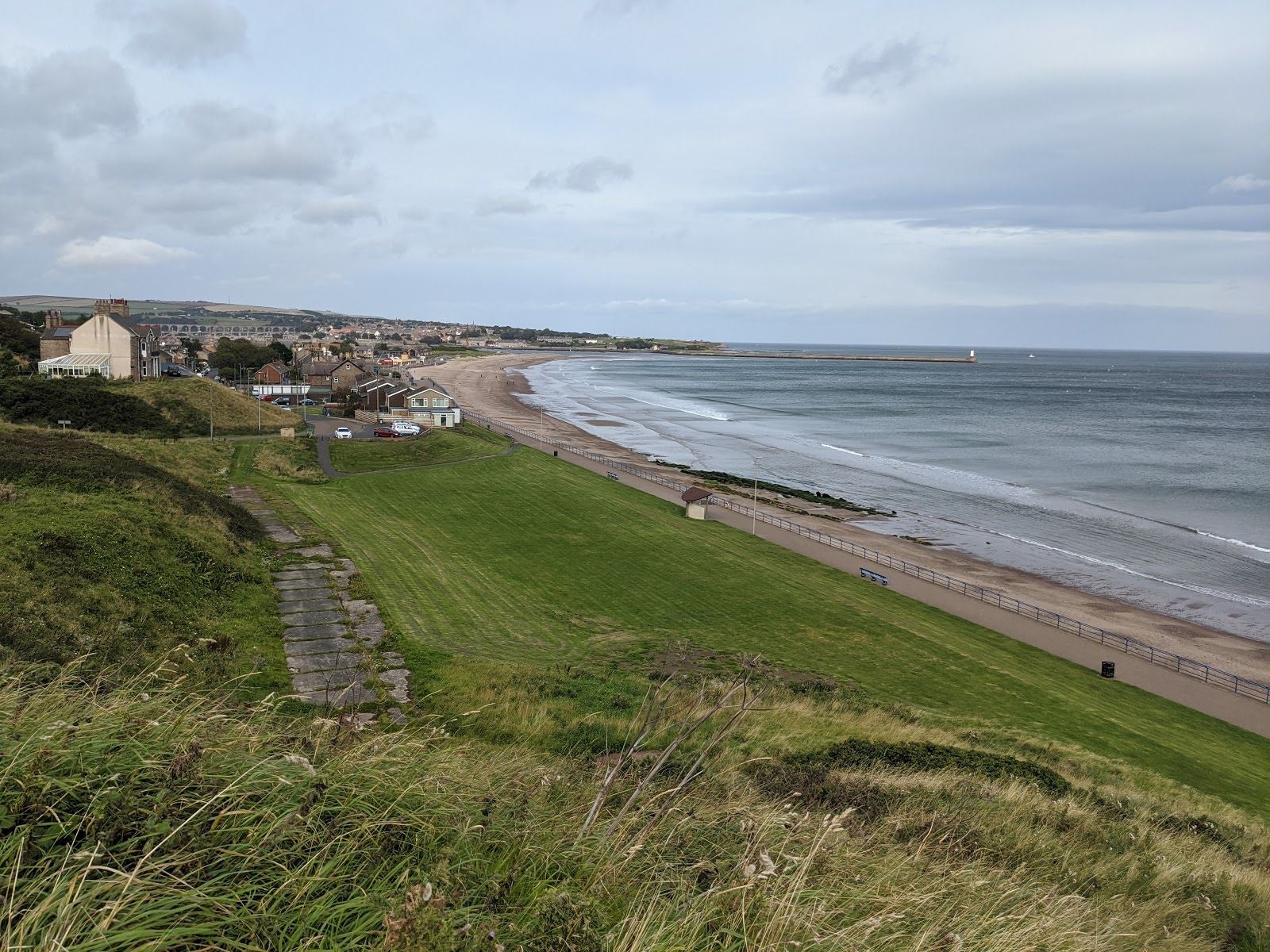 Spittal Beach, Berwick-upon-Tweed, Northumberland, North East England, England, United Kingdom