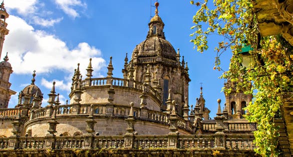 Photo of cathedral of Santiago de Compostela, Spain.