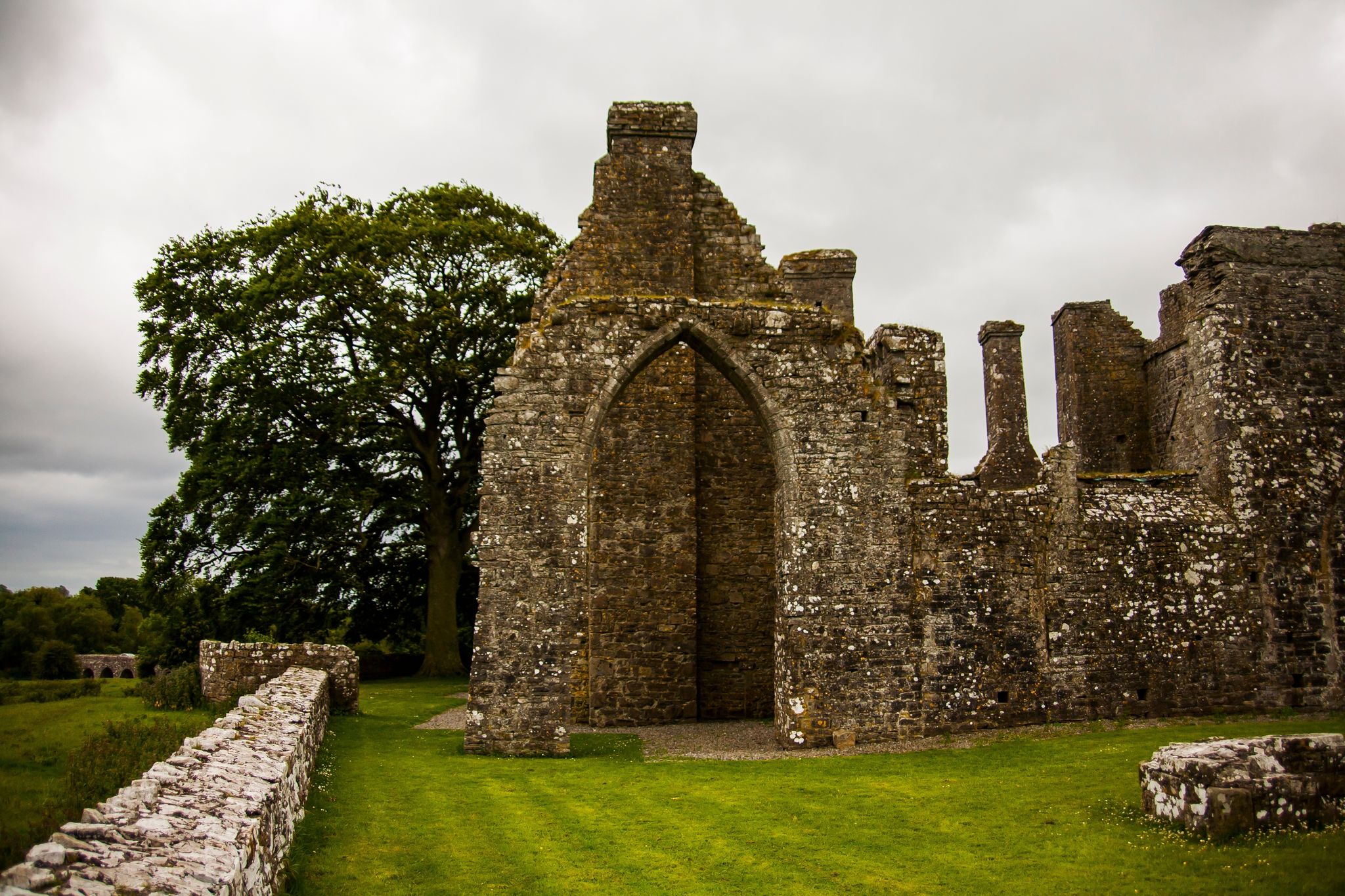 PHOTO OF Spring in Bective Abbey (Mainistir Bheigti), Ireland.