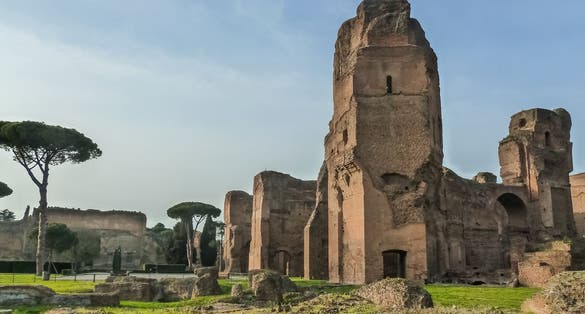 photo of Ruins of Terme di Caracalla (Baths of Caracalla) in Rome, the city's second largest Roman public baths