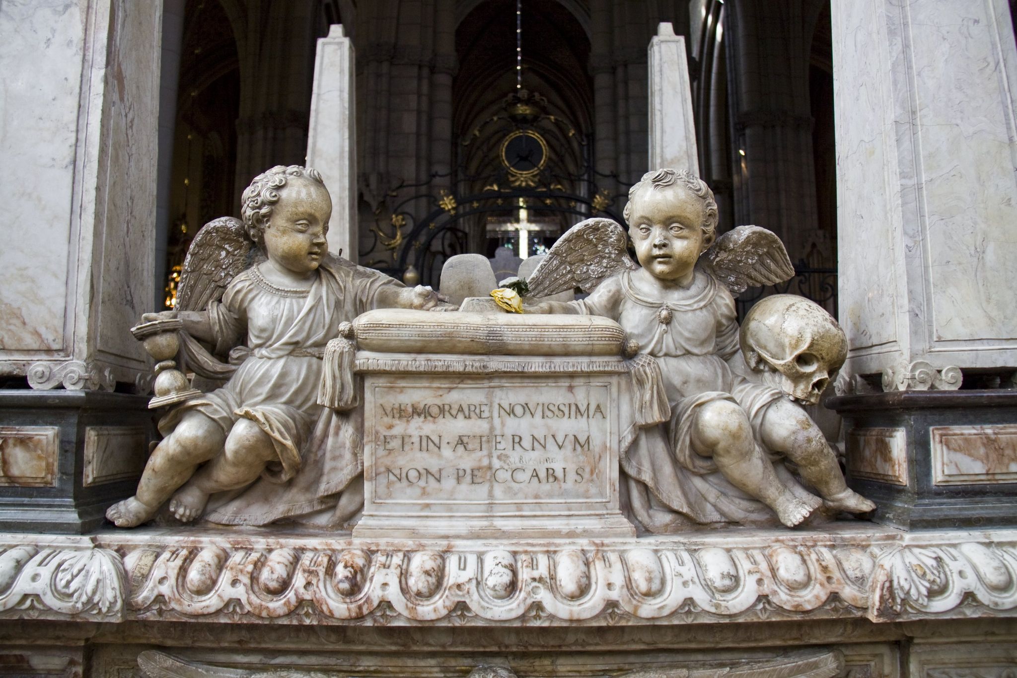 Tomb of King Gustav Vasa and two of his wives in Uppsala Cathedral (Uppsala domkyrka) in Sweden