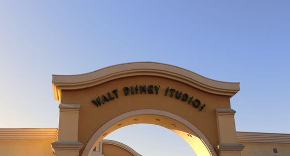 Photo of Walt Disney Studios in Disneyland Paris, France. Disney is the first entertainment group in the world in 2012.