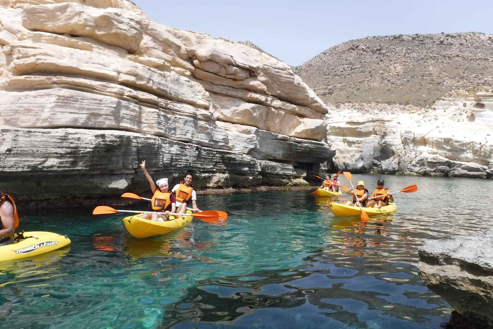 Cabo de Gata: Kayak and Snorkel Tour in the Natural Park